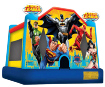 Justice League 13x13 Bounce House with Batman & Superman Justice League 13x13 Bounce House with Batman & Superman