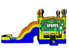 Sports Balloon Combo wtih GIANT WAVE SLIDE Sports Balloon Combo wtih GIANT WAVE SLIDE